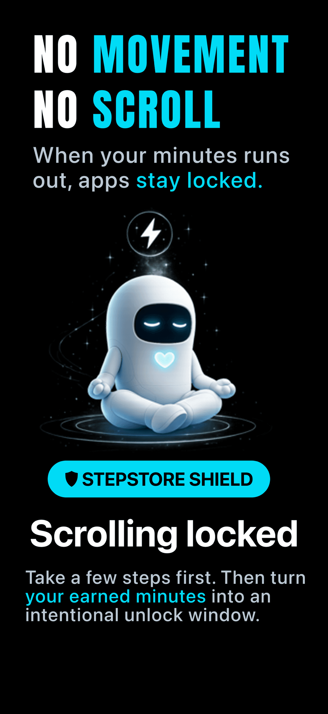 No movement, no scroll: StepStore Shield keeps apps locked when your earned minutes run out